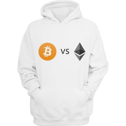 Ethereum VS Bitcoin Spring Hoodie Sweatshirt kpop Brand Clothing Peace Hoodies women Loose Style Tracksuit oversize V4266