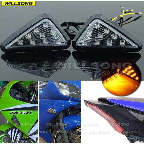 10mm Screw Universal LED Turn Signal Light Lamp Blinker Indicator Waterproof Easy Install Motorcycle Accessories Lighting