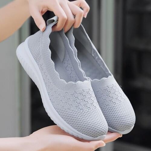 Ladies Handmade Solid Color Women Shoes Classic Casual Flat Heel Shoes Comfortable Non-slip Fashion Zapatos De Mujer Sneakers