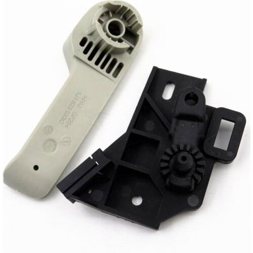 1 Set Gray Hood Latch Release Handle 1J1823533 1J1 823 533& Black Bracket 6RD823633 6RD 823 633 for VW Jetta Polo Golf Beetle