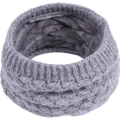 2020 Fashion Winter Cotton Scarf For Women Men Children Baby O-Scarf Thickened Wool Collar Scarves Boys Girls Neck Scarf Unisex