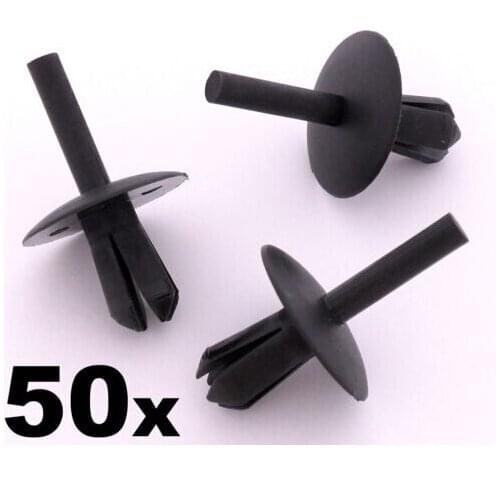 50x For Iveco Kunststoffverkleidung Clips- Niete fur stobstange,schilde,schutz,rad