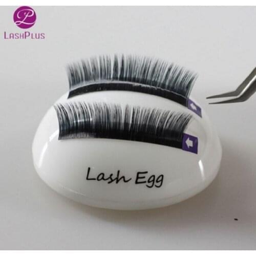 Acrylic False Eyelashes dome lash holder lash egg Lashes Holder Fake Lashes Extension Essential Tool