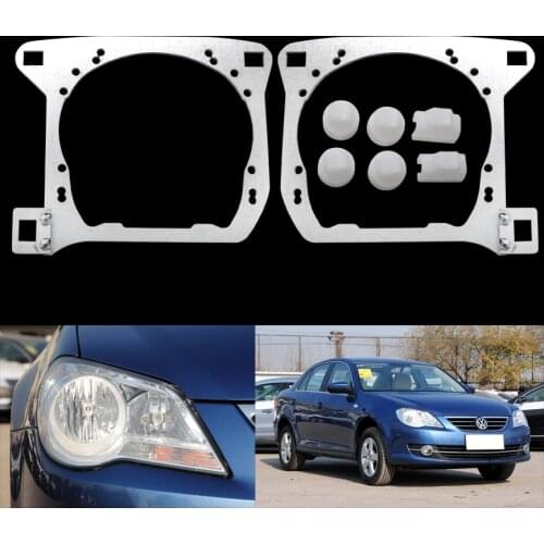 TAOCHIS Car-Styling Retrofit adapter frame Headlight Bracket Holder for VW VOLKSWAGEN BORA Hella 3R G5 5 Koito Projector lens