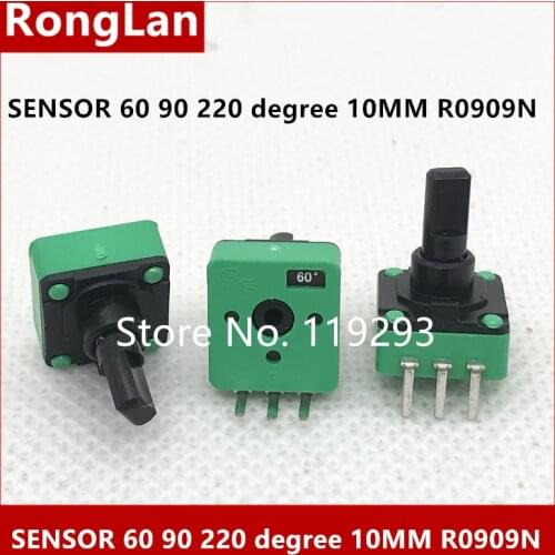 CF Resistance sensor control model aircraft with precision potentiometer 5K rocker shaft length 60 90 220 degree 10MM R0909N-10p
