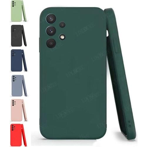 For Cover Samsung Galaxy A32 Case For Samsung A32 A 32 Capas Silicone Shockproof Bumper Back TPU Cover For Samsung A32 Fundas