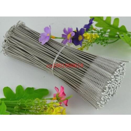 DHL Free shipping 165mmx5mm Stainless steel straws cleaning brush Bottle brush ,600pcs/lot
