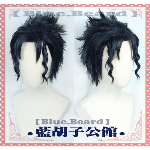 JoJos Bizarre Adventure Kujo Jotaro Cosplay Hair Wig Black blue Sa LHZ