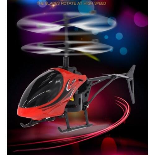 HIINST childrens robot toys mini drone RC Flying Mini RC Infraed Induction Helicopter Flashing Light Toys&Gift