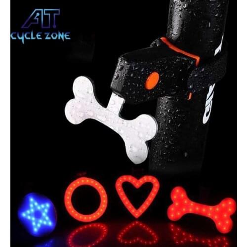 Multi Lighting Modes Bicycle Light for Mountains USB Charge Rear Lantern Led Bike Light Flash Road Tail Lights Bike Seatpost