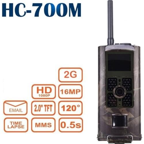HC700M Hunting Camera 1080P Waterproof Night Vision Wild Life Cameras MMS SMS 2G Trigger 16MP Trail Camera Surveillance Cams