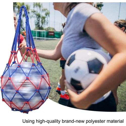 Weaving Polypropylene Net Bag Ball Carrying Mesh Net Bag Sports Portable Equipment Football Balls Volleyball Ball Net Bag