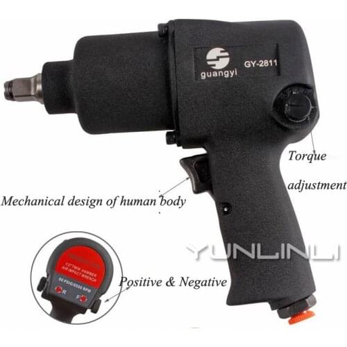 Air Pneumatic wrench 1/2" 582N.M Impact Spanner Large Torque Pneumatic Sleeve Pneumatic Tools GY-2811