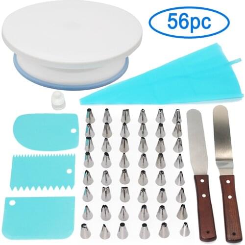 Cake Stand Turntable Rotating Base Cake Plastic Dough Knife Decorating 10 Inch Cream Cakes Stand set Cake Rotary Turntable tool