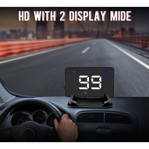 A5 HUD GPS Car Head Up Display Windshield Projector Digital Speedometer GPS HUD Display Car Projector Two Display Mode