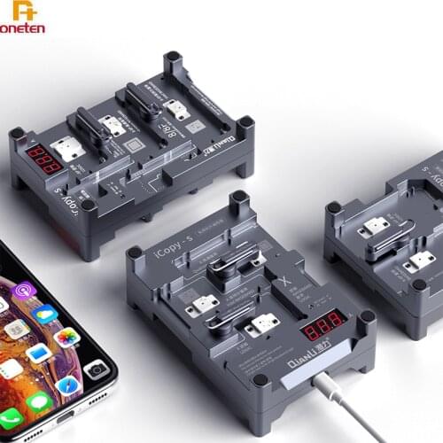 Qianli iCopy-S Programmer Chip Baseband Logic Qualcomm Intel For iPhone Xsmax XS X 8P 8G 7P 7G 6sp 6G Double Side Test Stand