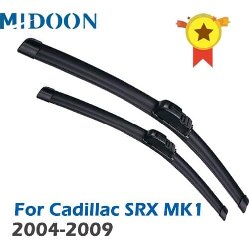 MIDOON Wiper Front Wiper Blades For Cadillac SRX MK1 2004 - 2009 2008 2007 2006 2005 Windshield Windscreen Front Window 22"+21"