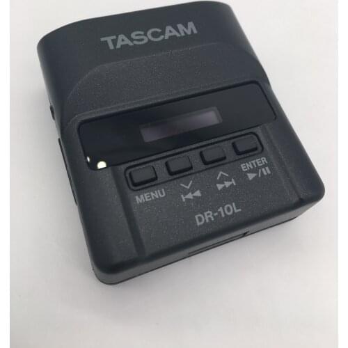 TASCAM DR-10L micro linear PCM recorder WAV recording digital pocket recorder with tiny lavalier mic for filmmaker&videographer
