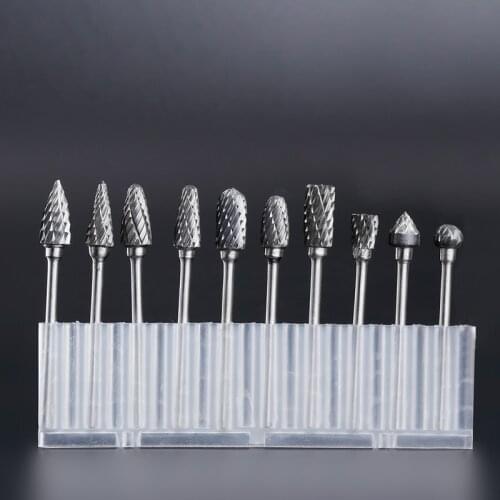 Carbide Rotary File Grinding Head Tungsten Steel Electric Rotary File Woodworking Milling Cutter Metal Polishing Bit