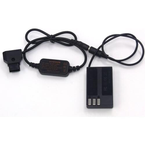 D-TAP step-down Power Cable+D-LI109 dummy battery D-DC128 DC Coupler for Pentax K-70 K-50 K-30 K-R K-2 K-S1 K-S2