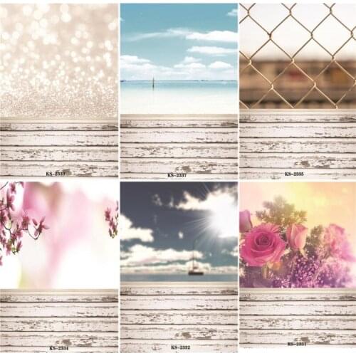 ZHISUXI Vinyl Custom Photography Backdrops Prop Wooden Planks Photography Background #0219