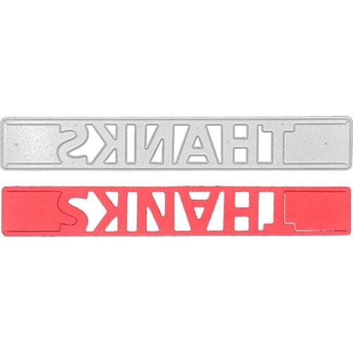 Julyarts Hank Letter Scrapbooking Cutting Dies Craft DIY Scrapbooking Paper Craft Handmade Album Card Punch Art Cut Dies