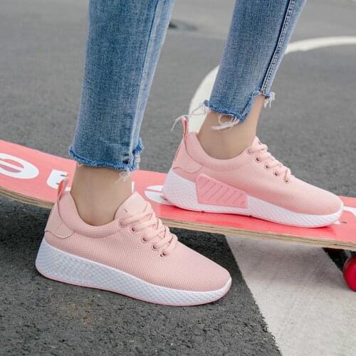 LZJ Mesh Women Breathable Tenis Feminino Lace Up Outdoor Casual Shoes Lightweight Woman Vulcanized Sneakers Women Shoes