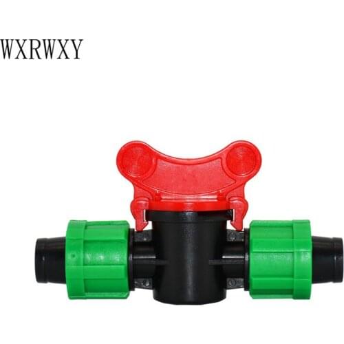 Wxrwxy Irrigation drip tape 5/8" irrigation valve 16mm drip tape Waterstop valve Garden tap cranes Thread connector 1pcs
