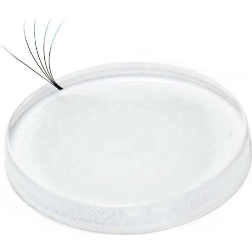 10Pcs Reusable Easy Fan Lash Pads Washable Volume Lash Patches Eyelashes Extension Sticky Holder False Lashes StandMakeup Tools