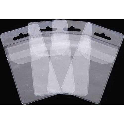 200pcs Pvc Fishing Bags Fishing Hook Bags 6.5X12cm