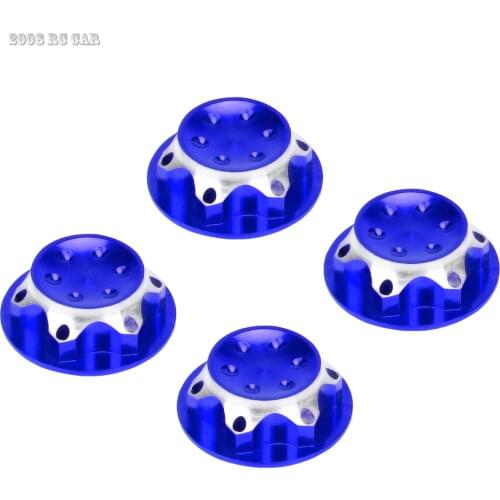 4PCS Aluminium CNC Stofdicht Wielnaaf Cover FIT Voor RC TEAM C HSP NANDA NIEUWE ENRON1:8