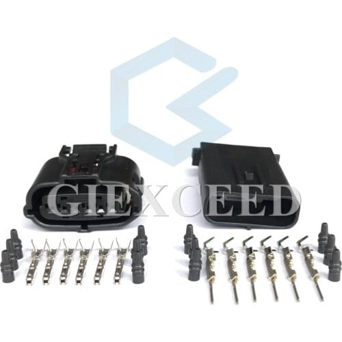 6 Pin 12303 6189-1083 Automotive Waterproof Accelerator Pedal Connector Throttle Pedal Radar Plug For Toyota