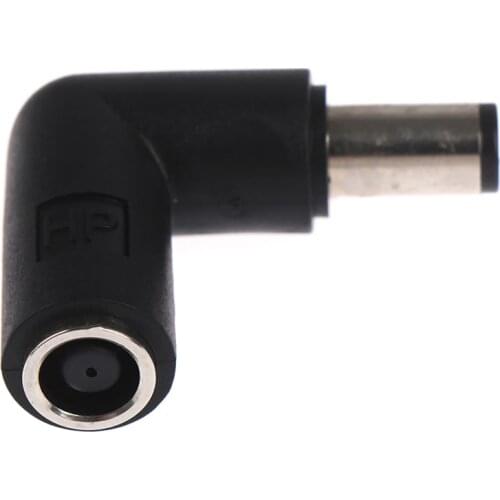 7.4x5.0mm Male to Female DC Power Plug Connector Adapter Converter 90 Angle 7.4*5.0mm For DELL Laptop