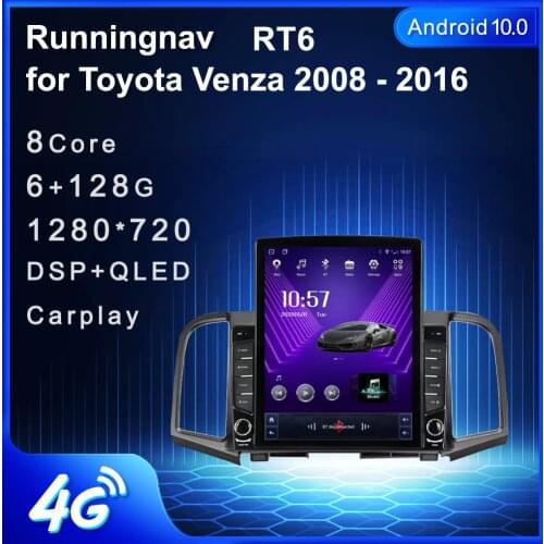 9.7" Android 10.1 For Toyota Venza 2008 2009 2010 2011 2012-2016 Tesla Type Car Radio Multimedia Video Player Navigation GPS