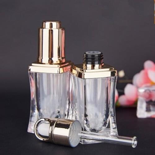 10ml Acrylic Essential oil Dropper Bottle Pigment Perfume Container Vials Portable Empty Cosmetic Packaging fashion