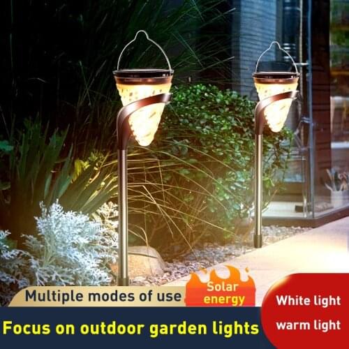 Solar Lawn Lamp IP65 Waterproof Night Light Thousand Shadow Light Landscape Garden Decoration Garden Lamp Household Outdoor