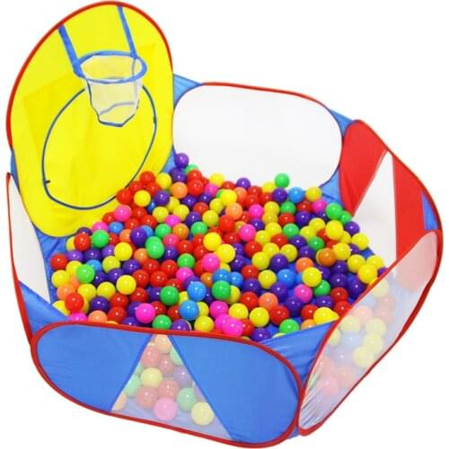 Play House Indoor and Outdoor Easy Folding Ocean Ball Pool Pit Game Tent Play Hut Girls Garden Playhouse Kids Children Toy Tent