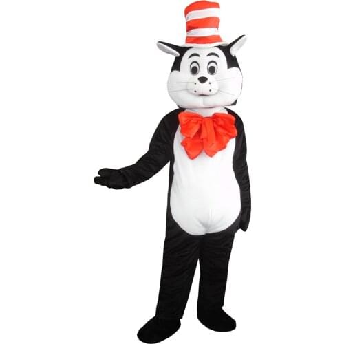 Cat Mascot Costumes Animal mascot costume Fancy Dress Halloween Party Adult Size Free Shipping