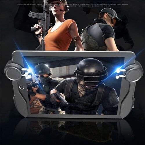 Mobile Controller for Pad Mobile Game Controller with Game Joystick Trigger Handle L1R1 Shooter Fire Aim Button