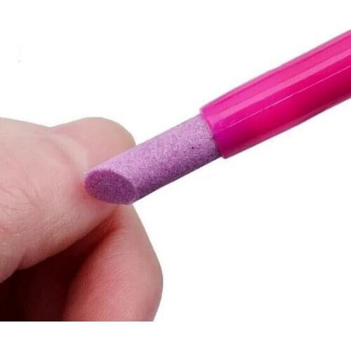 Fashion Hot Nail Art Cuticle Remove Ceramic Rod Scrubs Cuticle Stick Stone Tools