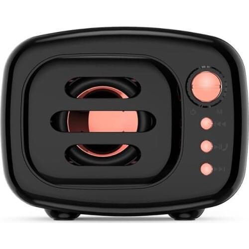 New Wireless Bluetooth Speaker Private Model Bluetooth 5.0 Supports Tf Card Stereo Nostalgic Wood Grain