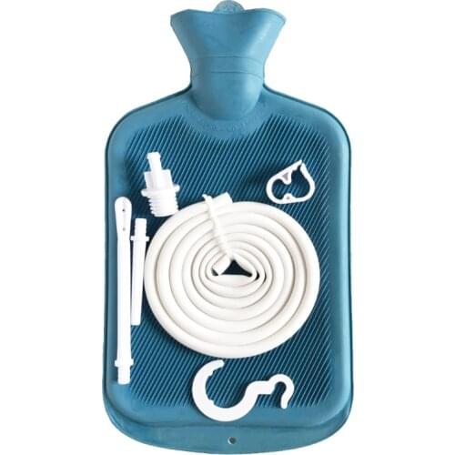 Colon Cleanse Enema Bag with Tubing Hot Water Bottle , Shower, Douche & Home Adult Enema Kit