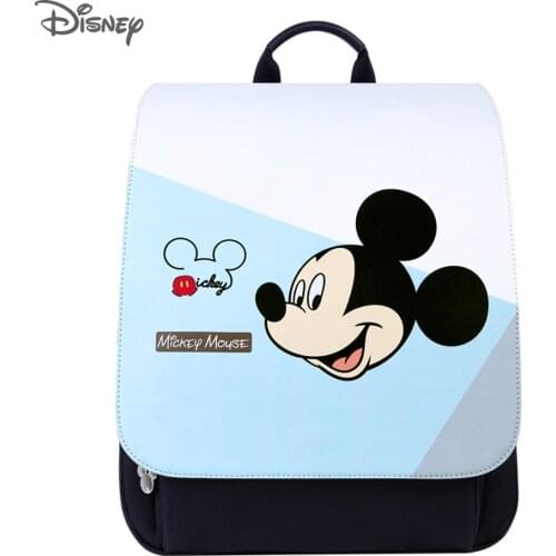 Disney Baby Diaper Backpack USB Large Capacity Baby Nappy Stroller Changing Bag Mother Travel Backpack Bottle Heating Baby Bags