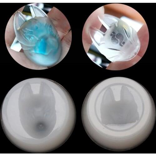 DIY Foxes Mask Resin Silicone Mold Flexible Foxes Mask Jewelry Resin Mold Tools