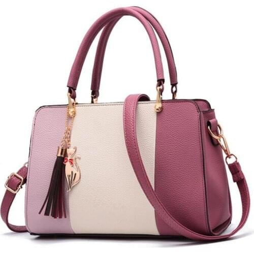 Messenger Shoulder Bags Cluth Bag 2021 Ladies Hand Bags Korean Style Leather Designer Small/mini Square Cross Body Purses