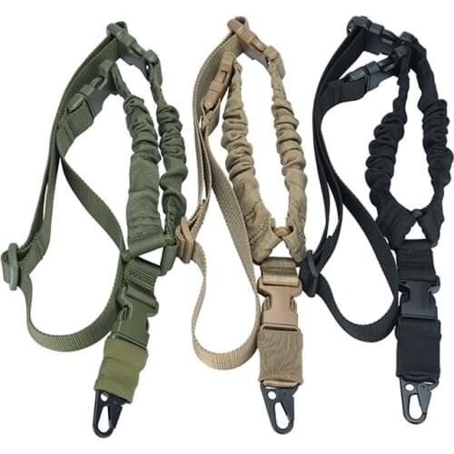 Tactical Gun Sling Adjustable 1 Single Point Gun Rope Quick Release Shotgun Rifle Shoulder Belt Belt Hunting Accessories