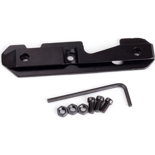 Tactical AK47 Steel Dovetail Side Plate Rail Scope Mount Fits Stamped or Milled Receiver wiht Hex Screw and Hex Nut