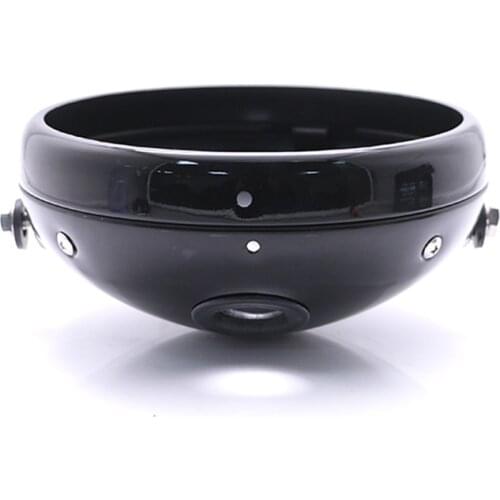 Universal 7 Inch Motorcycle Headlight Lighthouse Motorbike Refit Headlamp Cover 7" Scooter Moto Retro Housing Front Light Covers