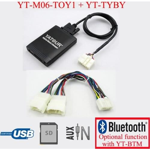 Yatour USB SD AUX IN Kit for Toyota Lexus radio 5+7PIN with Navigation system