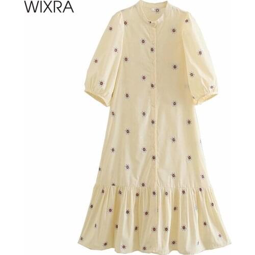 Wixra Summer Dresses With Sleeves